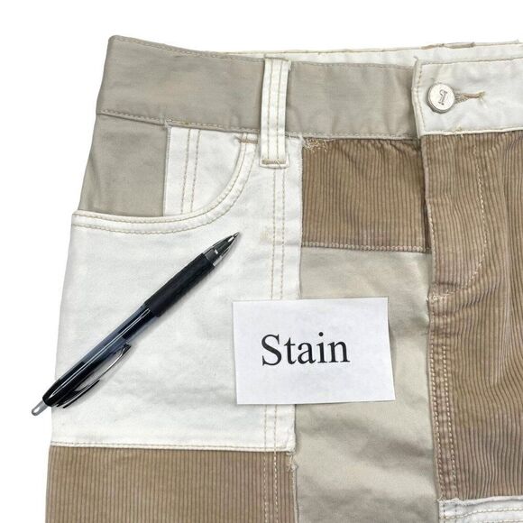 Anthropologie Pilcro And The Letterpress Corduroy Patchwork Skirt - Picture 5 of 10